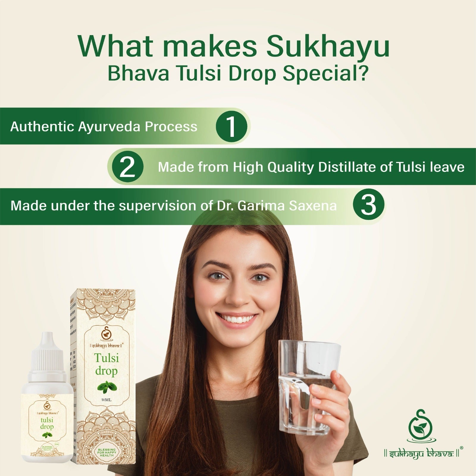 Sukhayu Bhava Tulsi Drop